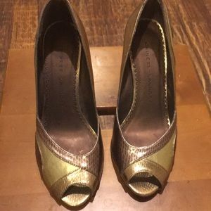 Chinese Laundry platforms with peep toe